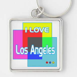 "I LOVE Los Angeles Colouring 2" Kaychain Keychain