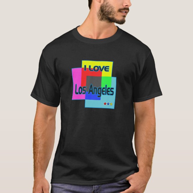 "I LOVE Los Angeles Colouring 2" Shirt (Front)