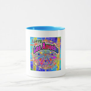 I LOVE Los Angeles Cosmic Unity Mug