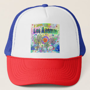 I LOVE Los Angeles Deep Dream Hat