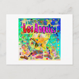 I LOVE Los Angeles Epoch Hour Post Card