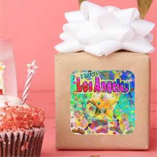 I LOVE Los Angeles Epoch Hour Sticker