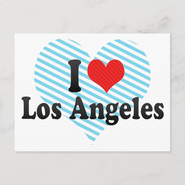 I Love Los Angeles Postcard (Front)