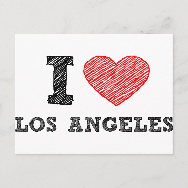I Love Los Angeles Postcard (Front)
