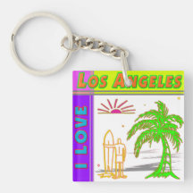 "I LOVE Los Angeles"Sun Palm Tree&Surfer2 Porte - 