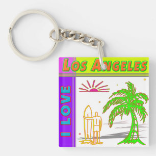 "I LOVE Los Angeles"Sun Palm Tree&Surfer2 Porte - 