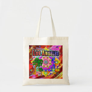 I LOVE Los Angeles Tropical Friends Tote Bag