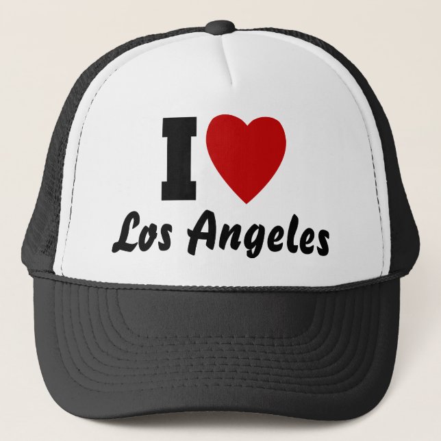 I Love Los Angeles Trucker Hat (Front)