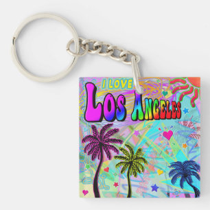 I LOVE Los Angeles Vivid Romance Keychain