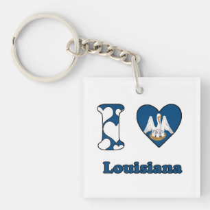 I love Louisiana Keychain