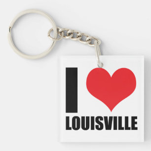 I love Louisville Keychain