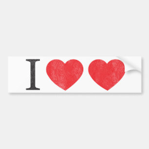 I Love Love Bumper Sticker
