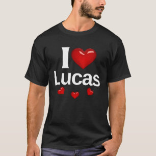 I love Lucas Gift for Friend Fashion Design Style T-Shirt