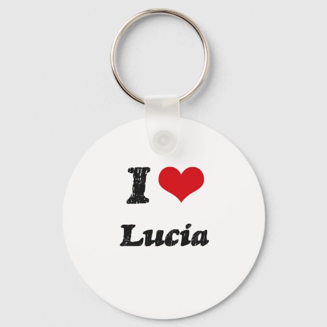 I Love Lucia Keychain (Front)