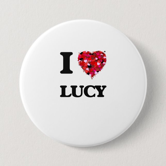 I Love Lucy 3 Inch Round Button (Front)