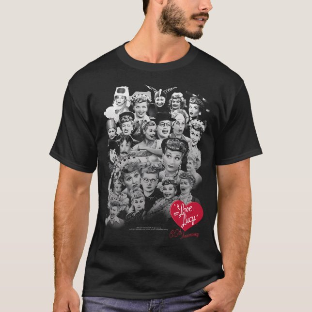 I Love Lucy 60 Years Of Fun T-Shirt (Front)