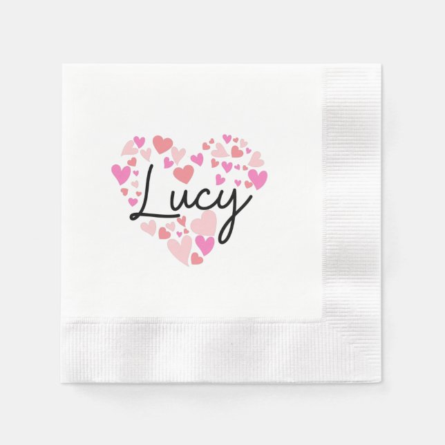 I love Lucy Napkin (Front)