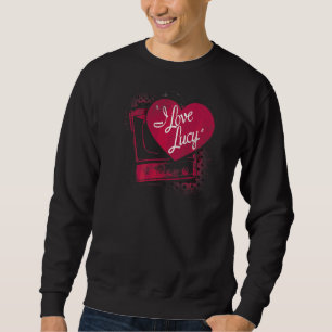I Love Lucy Spray Paint Heart Sweatshirt