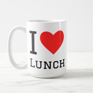 I love lunch coffee mug