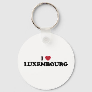 I Love Luxembourg Keychain