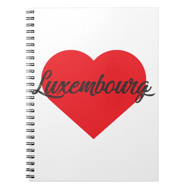 I Love Luxembourg Notebook (Front)