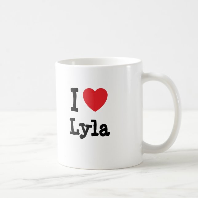I love Lyla heart T-Shirt Coffee Mug (Right)