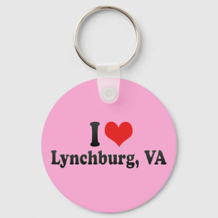 I Love Lynchburg, VA Keychain