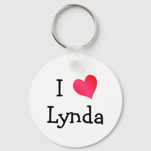 I Love Lynda Keychain