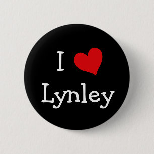 I Love Lynley 2 Inch Round Button