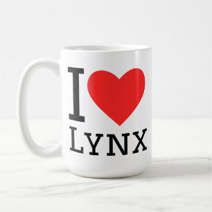 I love lynx coffee mug