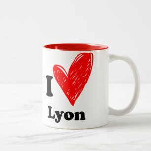 I love Lyon Two-Tone Coffee Mug