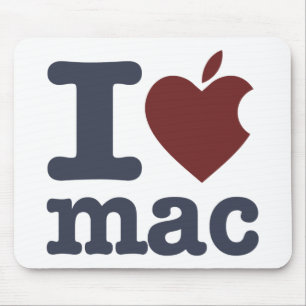 I Love Mac Mouse Pad