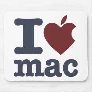 I Love Mac Mouse Pad