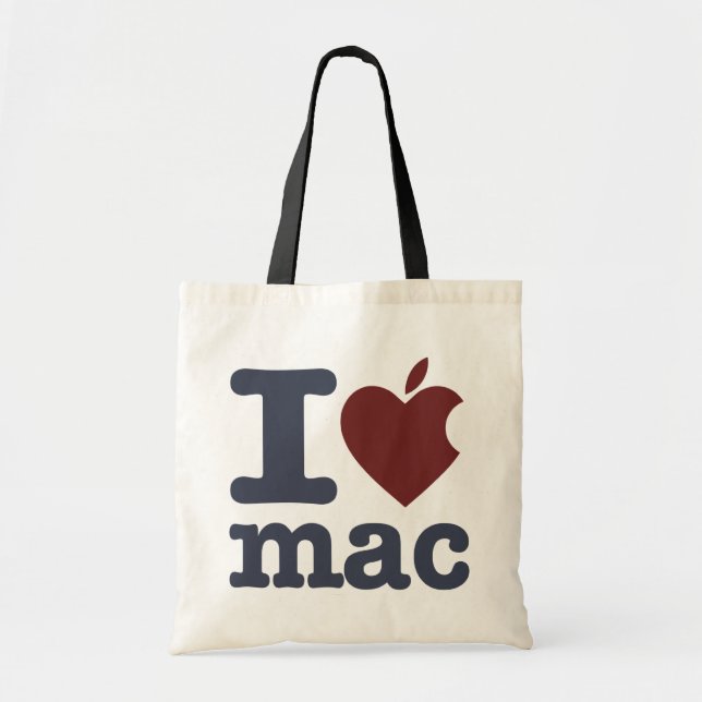 I Love Mac Tote Bag (Front)