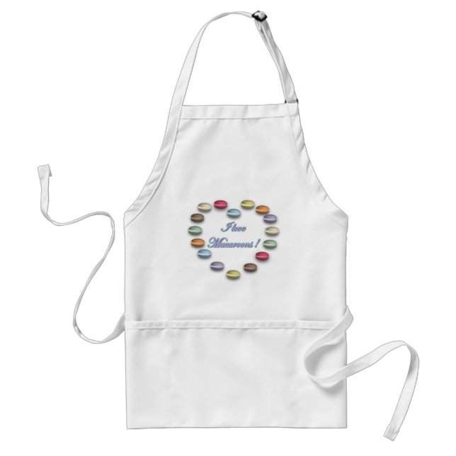 I Love Macaroons apron (Front)