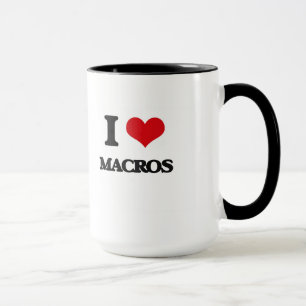 I Love Macros Mug