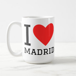 I love madrid coffee mug