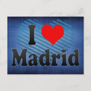 I Love Madrid, Spain. Me Encanta Madrid, Spain Postcard