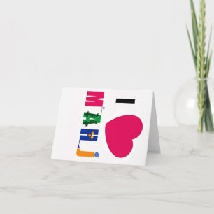 I Love Mahj Carte pour notes