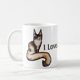 I Love Main Coons Cat Art Maine Coon Cats Caturday Coffee Mug