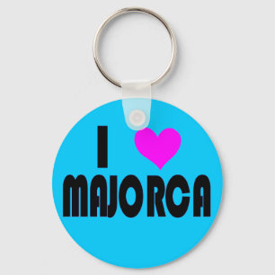 I Love Majorca Mallorca keychain