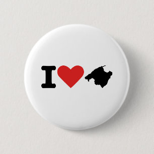 I love Majorca - Spain 2 Inch Round Button