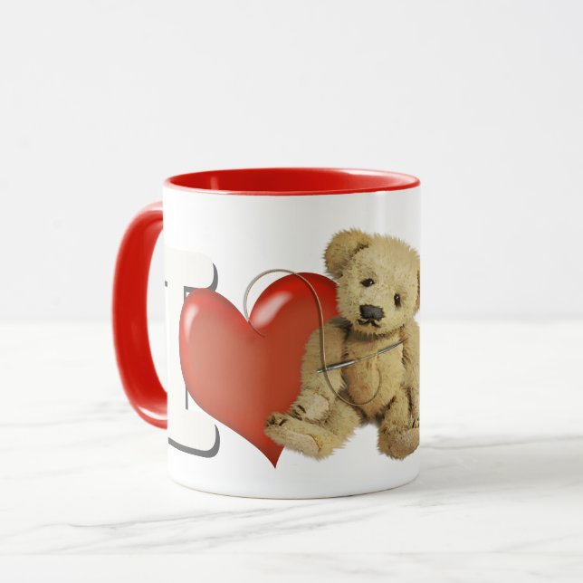 I Love Making Bears Personalized Mug (Front Left)