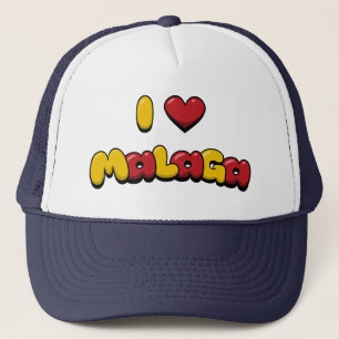 I Love Malaga Trucker Hat