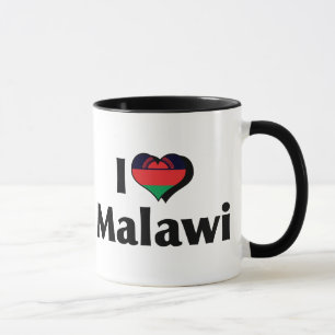 I Love Malawi Flag Mug