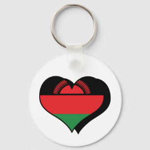 I Love Malawi Keychain