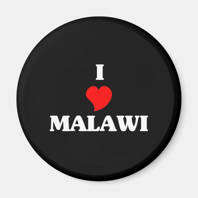 I Love Malawi Magnet (Front)