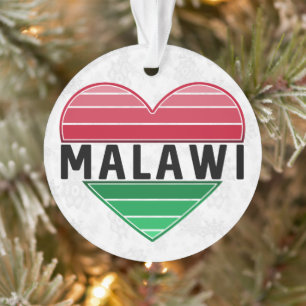 I Love Malawi, Malawian Heart Ornament