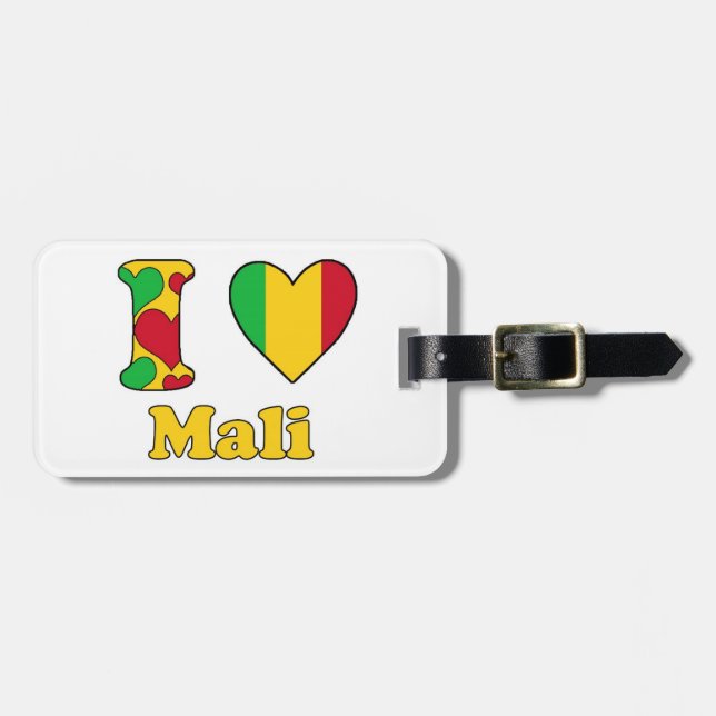I love Mali Luggage Tag (Front Horizontal)
