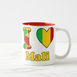 I love Mali Two-Tone Coffee Mug